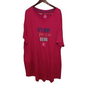 It Very Expensive Being Me Graphic Nightgown Nightshirt Ladies Size 2X 3X Comfy